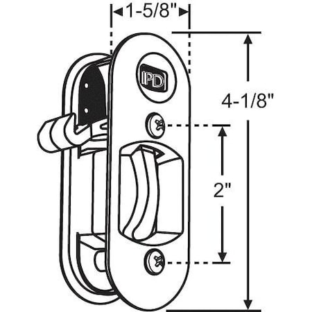 Strybuc PATIO SCREEN DOOR LATCH 14-116